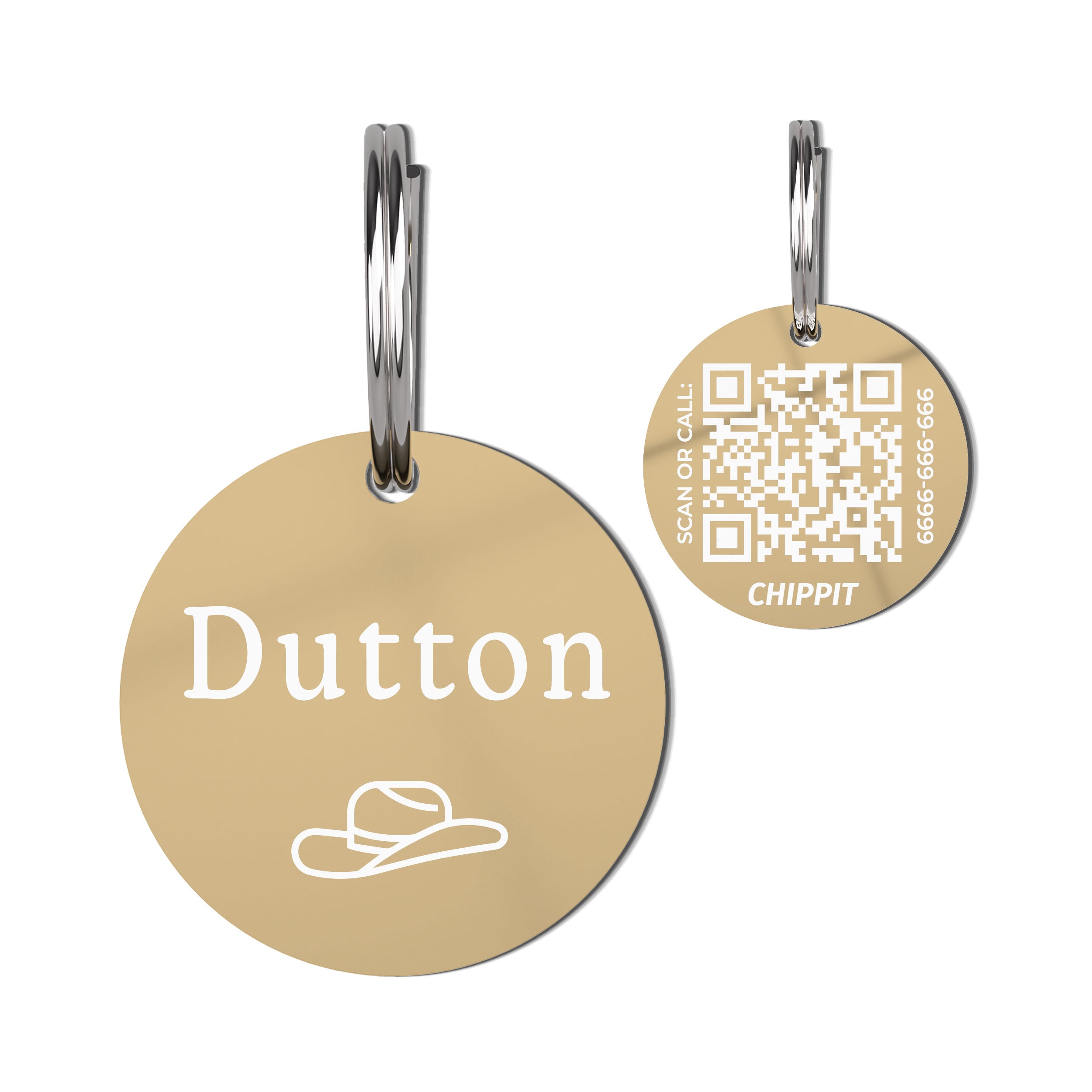Premium QR Dog Tag - Hat