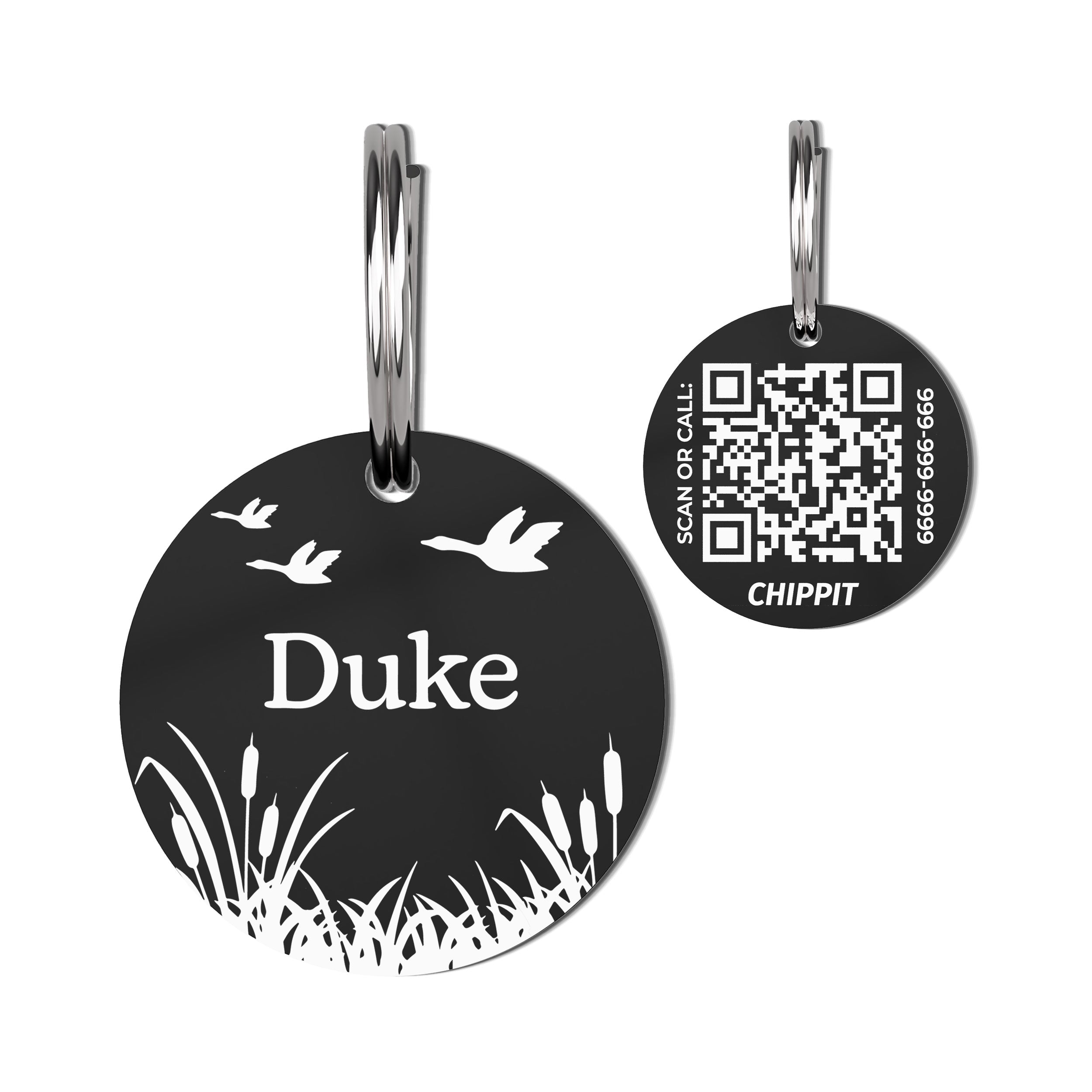 Premium QR Dog Tag - Marsh