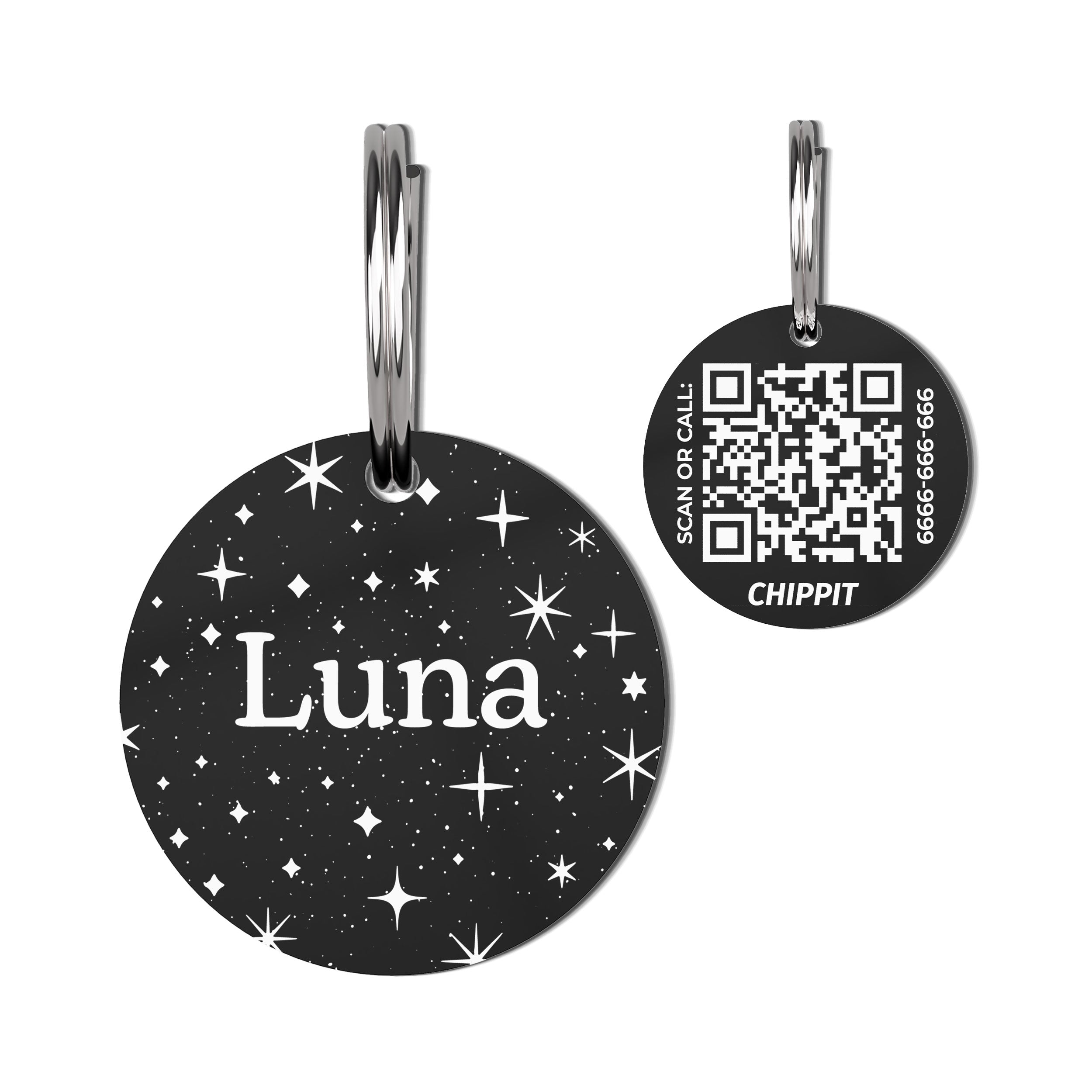 Premium QR Dog Tag - Apollo