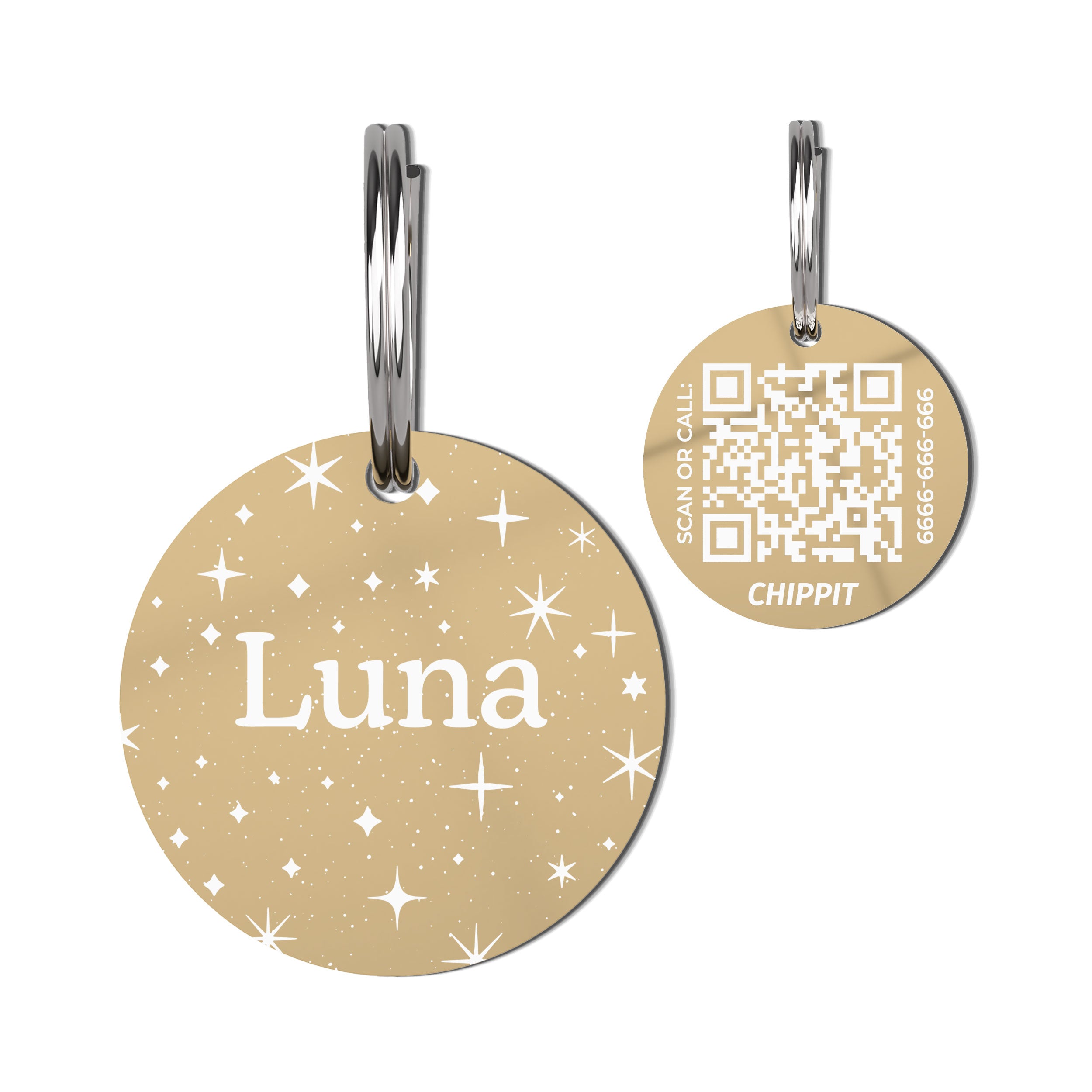 Premium QR Dog Tag - Apollo