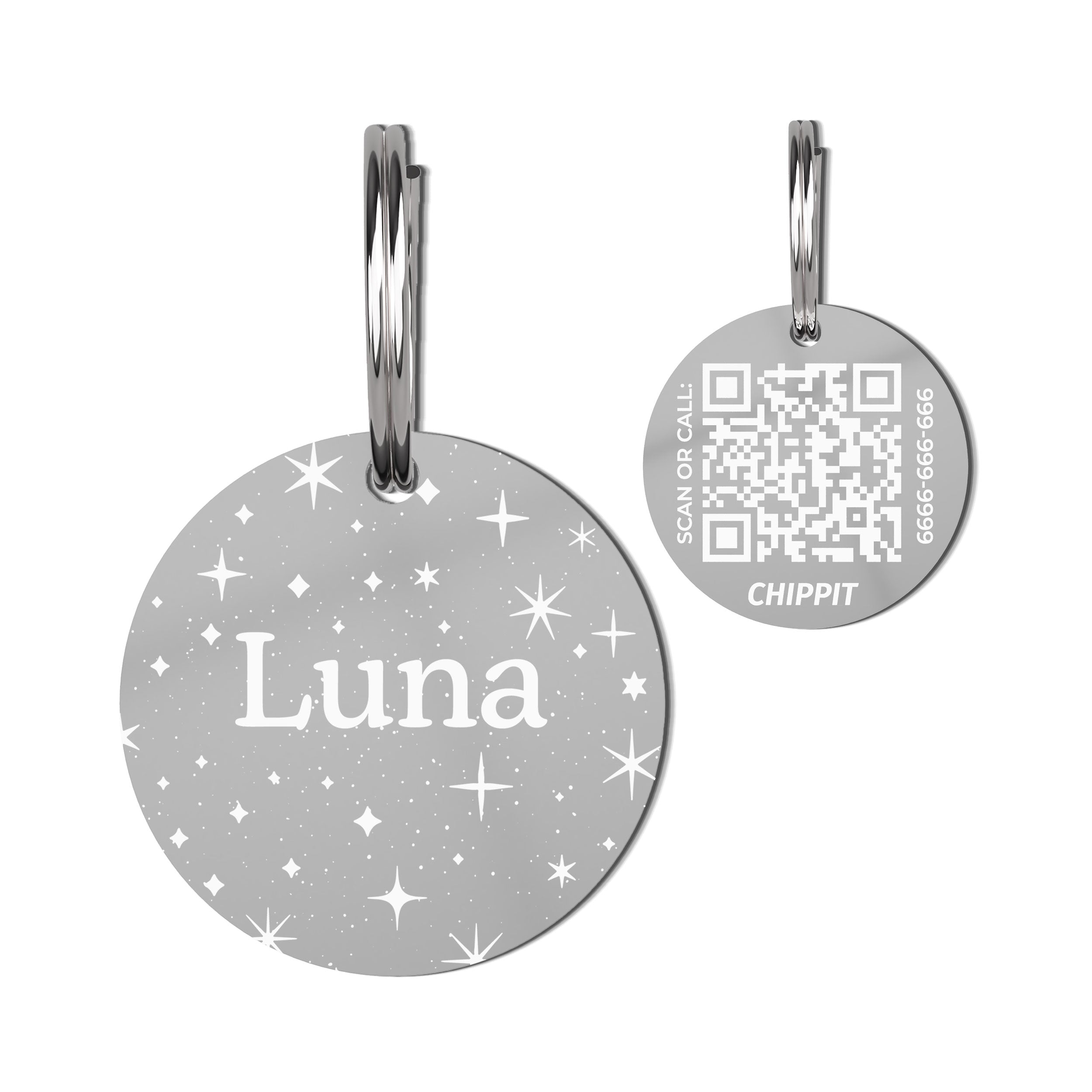Premium QR Dog Tag - Apollo