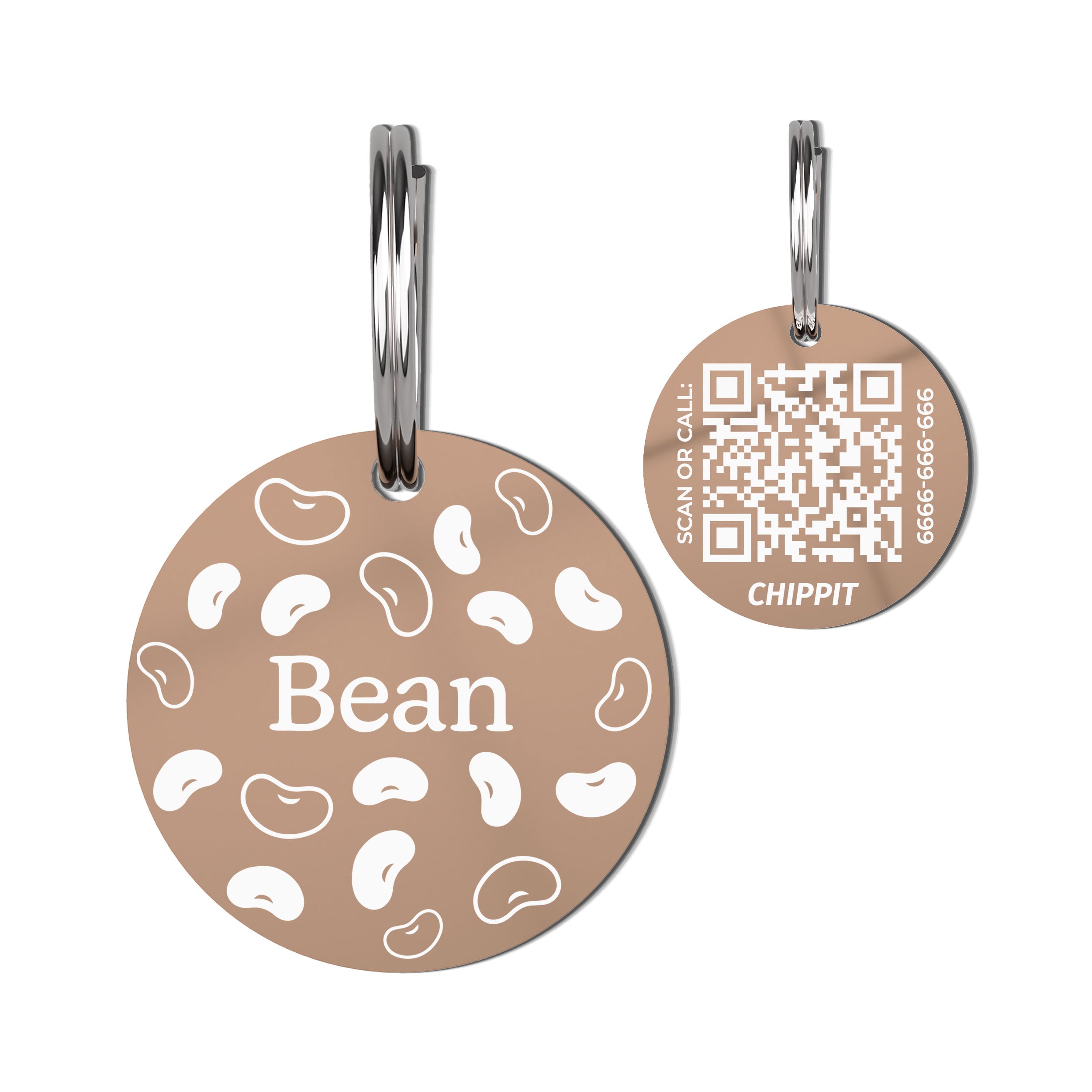 Premium QR Dog Tag - Beans
